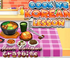 Jeu de cours de cuisine Coréenne
